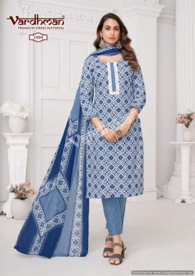 Vedika vol 1 by Vardhman pure cotton printed unstitched dress material catalogue at affordable rate salwar kameez catalogs