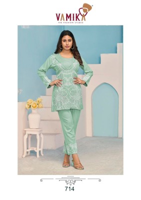 Veera vol 3 by Vamika Exclusive super heavy reyon co ord set at affordable rate co ord set catalogs
