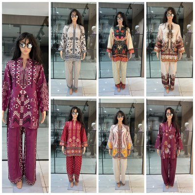 Velora Vogue Turkish Style Poly Linen Co-ord Set  7 Designs  Sizes L 40 XXL 44  Top and Pant wholesale kurtis catalogs kurtis catalogs