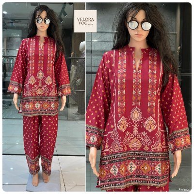 Velora Vogue Turkish Style Poly Linen Co-ord Set  7 Designs  Sizes L 40 XXL 44  Top and Pant wholesale kurtis catalogs kurtis catalogs