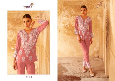 Veronica vol2 by Arihant Heavy reyon sequence work embroidered co ord set at affordable rate Size wise Combo Set