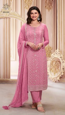 Vinay Fashion Kuleesh Saira Thread Embordered Chinon Dress Material wholesale  salwar kameez catalogs