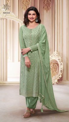 Vinay Fashion Kuleesh Saira Thread Embordered Chinon Dress Material wholesale  salwar kameez catalogs