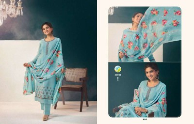 Vinay Fashion Silkina Royal Crepe vol 40 Embroidered Dress Materials catalogue wholesale price   salwar kameez catalogs