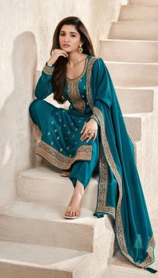 Vinay Kaseesh Aanchal Hitlist Design no 64591 to 64597 Silk Georgette Embroidered Dress Material catalogue  salwar kameez catalogs