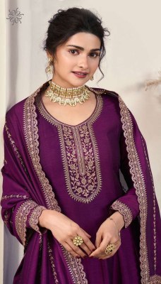 Vinay Kuleesh Aaliya Vol 2 Design No 67741 to 67746 Designer Embroidered Silk Georgette Anarkali  Dress Wholesale Rate  salwar kameez catalogs