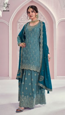 Vinay Kuleesh Rangrasiya Design no 69541 to 69546 Designer Embordered Salwar Kameez Buy Online shopping  salwar kameez catalogs