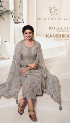 Vinay Kuleesh by Kanishka multy thread embroidered Pakistani suit catalogue at wholesale price vinay fashion 