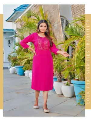 Vinti by Aanchi kurti Fancy straight cut sequence kurti catalogue at affordable rate  Aanchi 