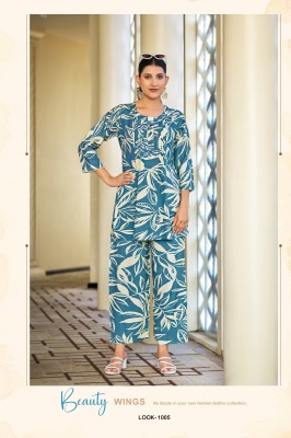 Viona by Tips and tops Heavy reyon printed Fancy Co ord set collection with low price co ord set catalogs