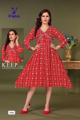 Viyaa Designer Bul Bul Aliya Style Ghera Kurti catalogue  kurtis catalogs