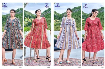 Viyaa Designer Cindrella pure rayon naira cut festive wear wholesale Kurti  kurtis catalogs