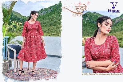 Viyaa Designer Cindrella pure rayon naira cut festive wear wholesale Kurti  kurtis catalogs