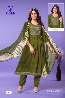 Viyaa Designer Glamour Vol 1 Nyra Cut Kurti Catalogue Wholesaler  kurtis catalogs