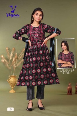 Viyaa Designer Malini Vol 1 Kurti Pant Dupatta Set Wholesale Kurti catalogue  kurtis catalogs