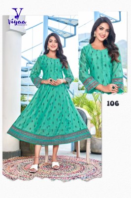 Viyaa Designer by Satrgirl Super Fancy pure chanderi printed kurti catalogue at low rate kurtis catalogs