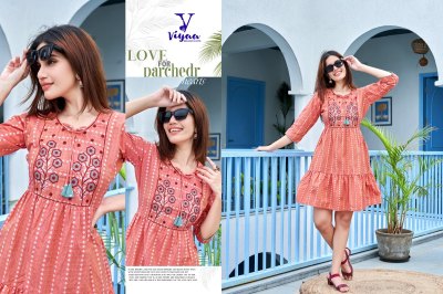 Viyaa designer by popstar V1 finest quality of pure khadi cotton tunic style catalogue at wholesale price kurtis catalogs