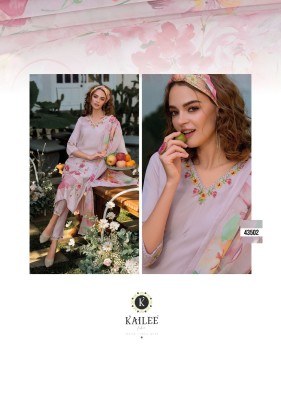 Voeux by kailee fashion Designer thread embroidered catalogue at affordable rate pakistani suit catalogs