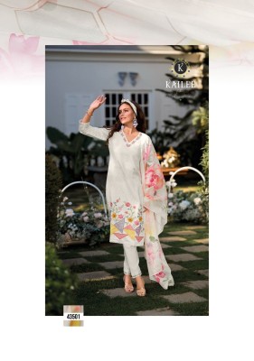 Voeux by kailee fashion Designer thread embroidered catalogue at affordable rate pakistani suit catalogs