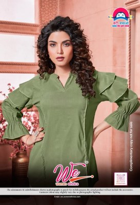 WE women ethnics a brand of kurtis by classy nx 2 designer fancy top at wholesale price western wear catalogs