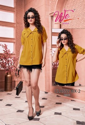 WE women ethnics a brand of kurtis by classy nx 2 designer fancy top at wholesale price western wear catalogs