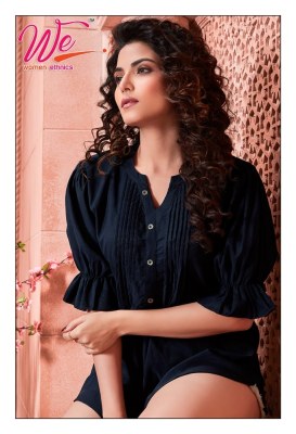 WE women ethnics a brand of kurtis by classy nx 2 designer fancy top at wholesale price western wear catalogs