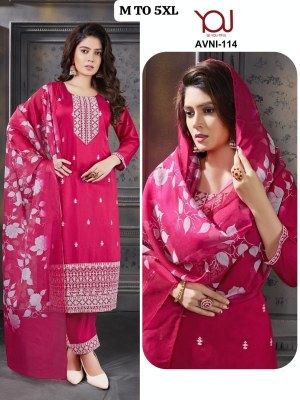 Wanaa by avni dyeble chanderi unstitched salwar suit catalogue at low rate salwar kameez catalogs