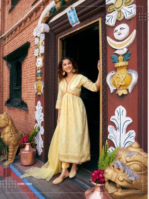 Wann You presents Siya Alia Cut Kurti pant dupatta set catalogue  kurtis catalogs