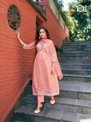 Wann You presents Siya Alia Cut Kurti pant dupatta set catalogue  kurtis catalogs