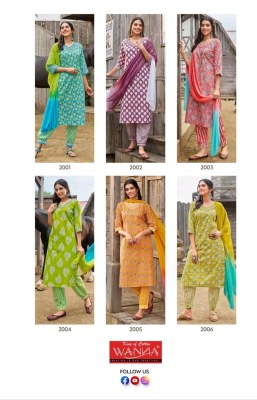 Wanna Cotton candy launch super fancy cotton kurti with cotton afghani pants and shioffon dupatta catalogue kurtis catalogs