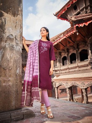 Wanna Samara Viscose Rayon Hand Work Kurti With Pant  Dupatta Set Wholesale Kurti Catalogue  kurtis catalogs