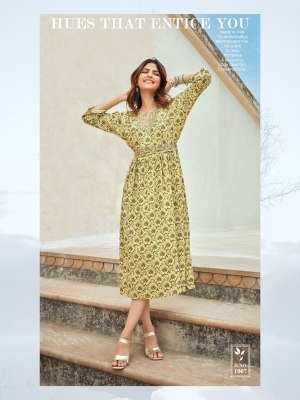 Wanna by Cindrella fancy pure soft embroidered reyon printed kurti catalogue  kurtis catalogs