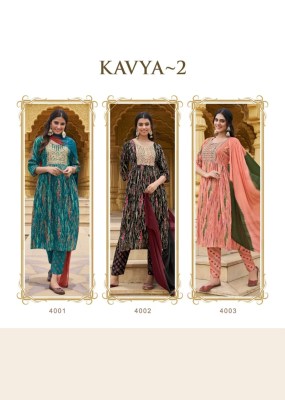 Wanna by Kavya vol 2  Fancy Pure Rayon Printed  3 pcs Kurti With Soft Pant With Fancy Embroidery Belt Catalogue readymade suit catalogs