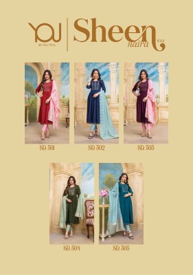 Wanna by Sheen naira vol 3 Fancy Naira Kurti With Pant and Fancy Dupatta Catalogue readymade suit catalogs