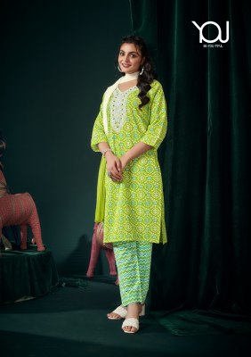 Wanna by ishika  Launch New Super Fancy Cotton Kurti With Cotton Pants and Shiffon Dupatta Catalogue kurtis catalogs