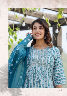 Wanna new launch Anayra Sober Fancy Pure   Rich Cotton Cambric Sober Thread Work Kurti With Cotton Pant Chiffon Dupatta Catalogue kurtis catalogs