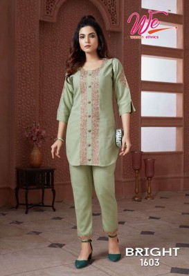 We Women Ethnic Bright Cord Set wholesale Kurti catalogue  kurtis catalogs