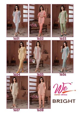 We Women Ethnic Bright Cord Set wholesale Kurti catalogue  kurtis catalogs