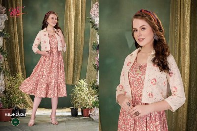 We Women Ethnics Hello Jacket Pure Capsule Print With Chicken Koti Kurti Catalogue supplier  kurtis catalogs