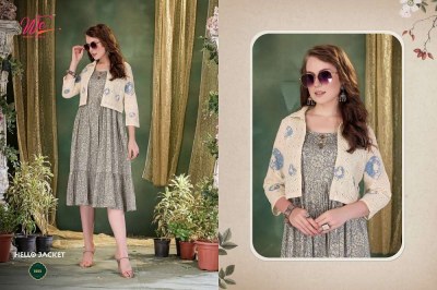 We Women Ethnics Hello Jacket Pure Capsule Print With Chicken Koti Kurti Catalogue supplier  kurtis catalogs