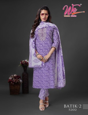 We by Batik 2 exclusive pure cotton printed elegant kurti pant and dupatta catalogue at low rate readymade suit catalogs