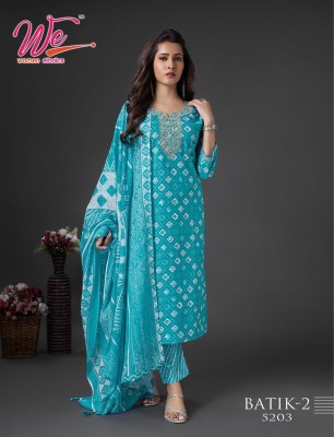 We by Batik 2 exclusive pure cotton printed elegant kurti pant and dupatta catalogue at low rate readymade suit catalogs