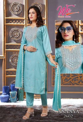 We by Women Ethnics Ananya fancy Bombay weaving 3pice wholesale Kurti catalogue Surat  kurtis catalogs