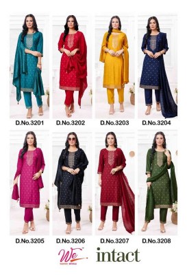 We by women ethnics presents Intact Heavy Rayon Kurti pant dupatta set wholesale Kurti catalogue Surat  kurtis catalogs