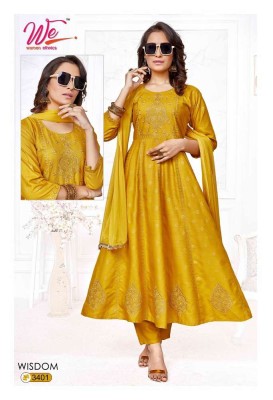 We women ethnics Presents Wisdom Kurti Pant Dupatta set wholesale Kurti catalogue  kurtis catalogs