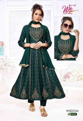 We women ethnics Presents Wisdom Kurti Pant Dupatta set wholesale Kurti catalogue  kurtis catalogs