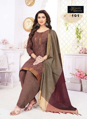 Weave n stitch platinum vol 18 south cotton ready me suits catalogue wholesaler and supplier in India  Weave n stitch