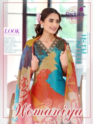 Womaniya vol 1 by Radhika lifestyle digital printed readymade suit catalogue at amaviexpo Radhika Lifestyle