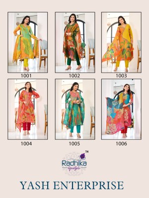 Womaniya vol 1 by Radhika lifestyle digital printed readymade suit catalogue at amaviexpo readymade suit catalogs