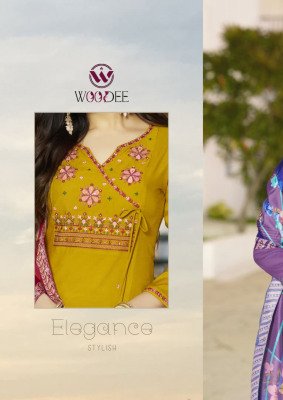 Woodee Sargam Premium Rayon Muslin Top with Plazzo Pant Digital Print Thread And Hand Work And Wholesale kurtis catalogs